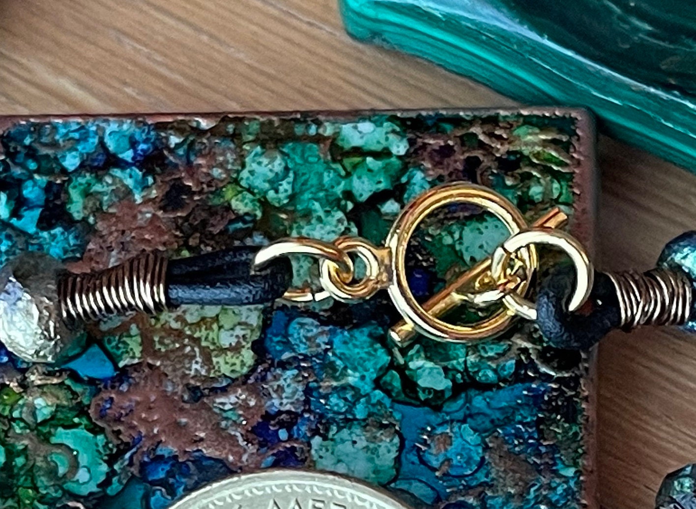 Custom coin pendant necklace made to order or kit, choose style, any coin, leather cord, beads, assorted closures, your choice color scheme