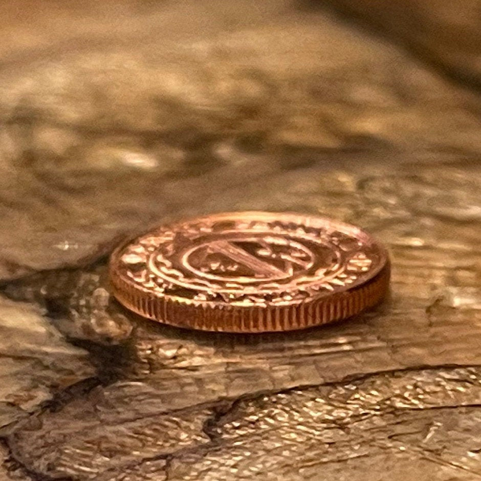 Mountain Sunrise 10 Centimos Philippines Authentic Coin Money for Jewelry and Craft Making (Bank Logo)