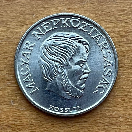 Lajos Kossuth Father of Hungarian Democracy 5 Forint Hungary Authentic Coin Money for Jewelry and Craft Making (Freedom Fighter)