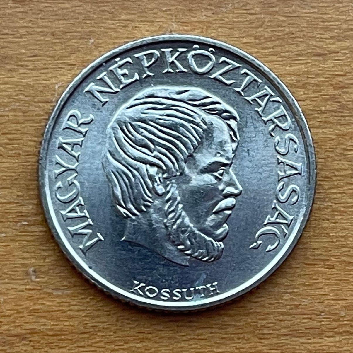 Lajos Kossuth Father of Hungarian Democracy 5 Forint Hungary Authentic Coin Money for Jewelry and Craft Making (Freedom Fighter)