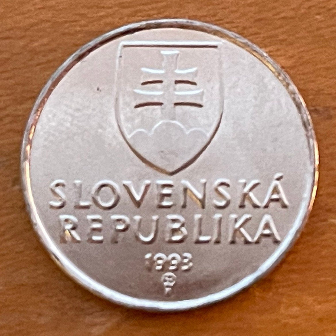 Venus of Hrádok 2 Koruny Slovak Republic Authentic Coin Money for Jewelry (Jaroslav Gubric) (Hrádocká Venuša) (Neolithic) (Slovak Troy)