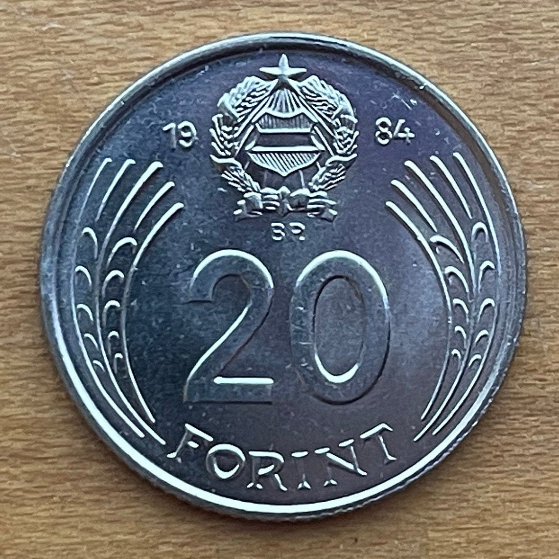 György Dózsa Freedom Martyr 20 Forint Hungary Authentic Coin Money for Jewelry (Peasant's Revolt) (Szekely) (Revolution) (Rebel)