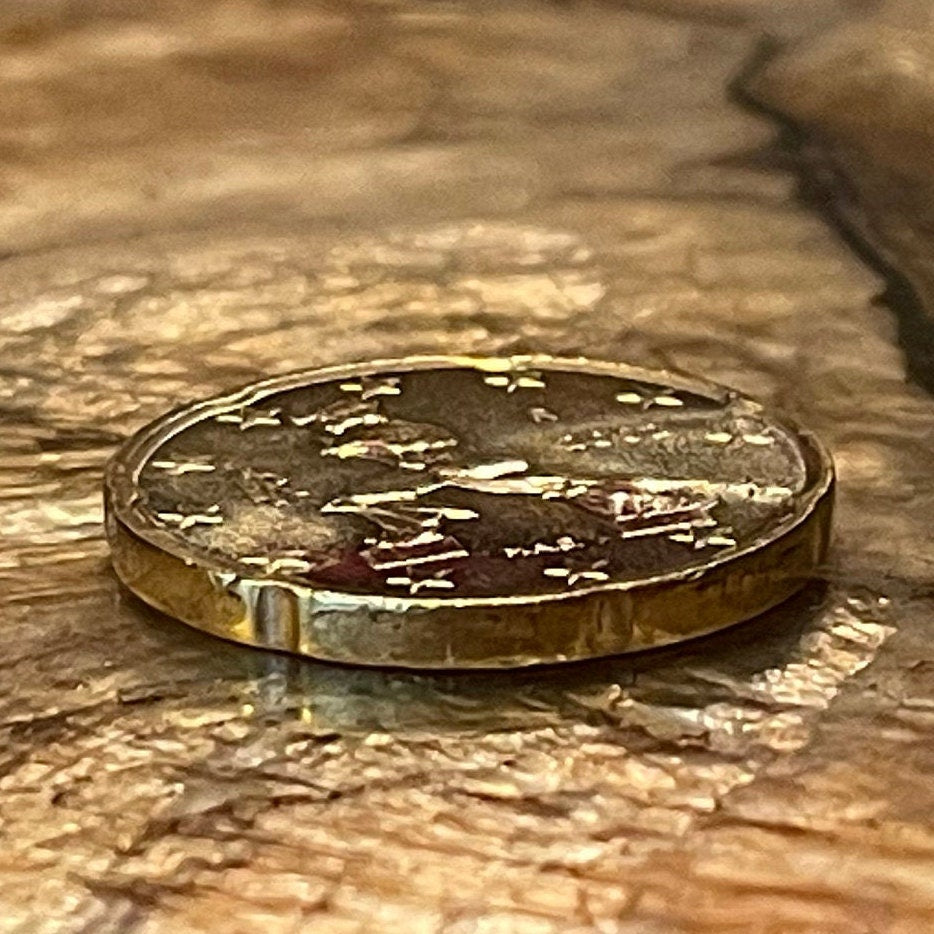 Futurist Sculpture "Unique Forms of Continuity in Space" 20 Euro Cents Italy Authentic Coin Money for Jewelry (Umberto Boccioni) (Marinetti)