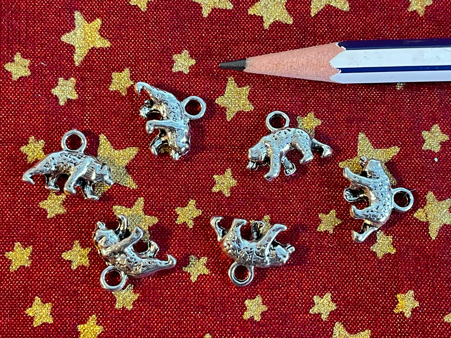 Woodland animals 3D charms–bear, fox, fawn, squirrel–choose one or set–realistic forest creature antique silver charm, pendant for jewelry