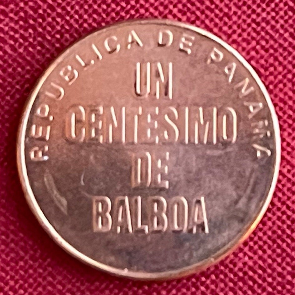 Chief Urracá 1 Centesimo Panama Authentic Coin Money for Jewelry and Craft Making (Indigenous Resistance)