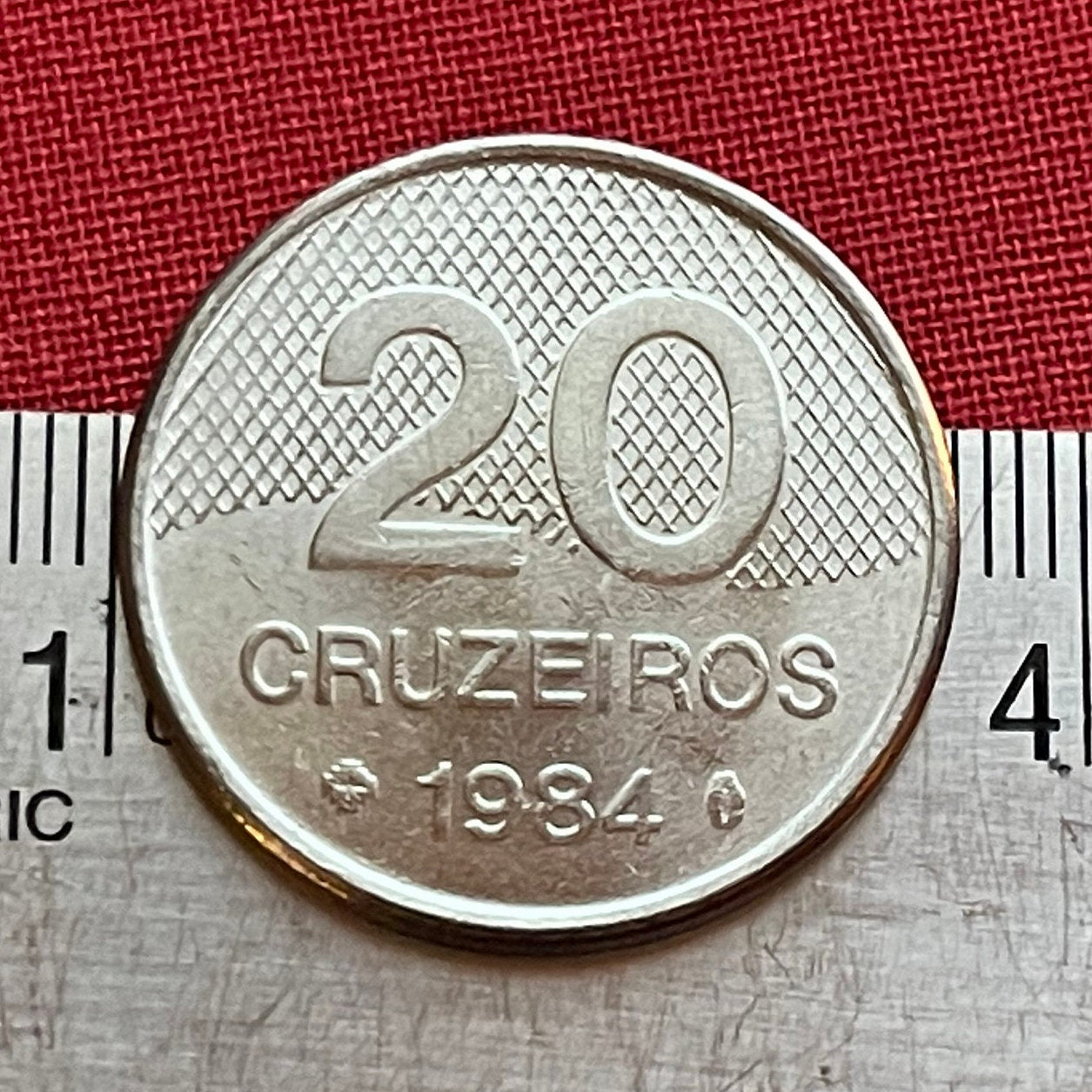 Church of Saint Francis 20 Cruzieros Brazil Authentic Coin Money for Jewelry and Craft Making (Francis of Assisi) (Aleijadinho)