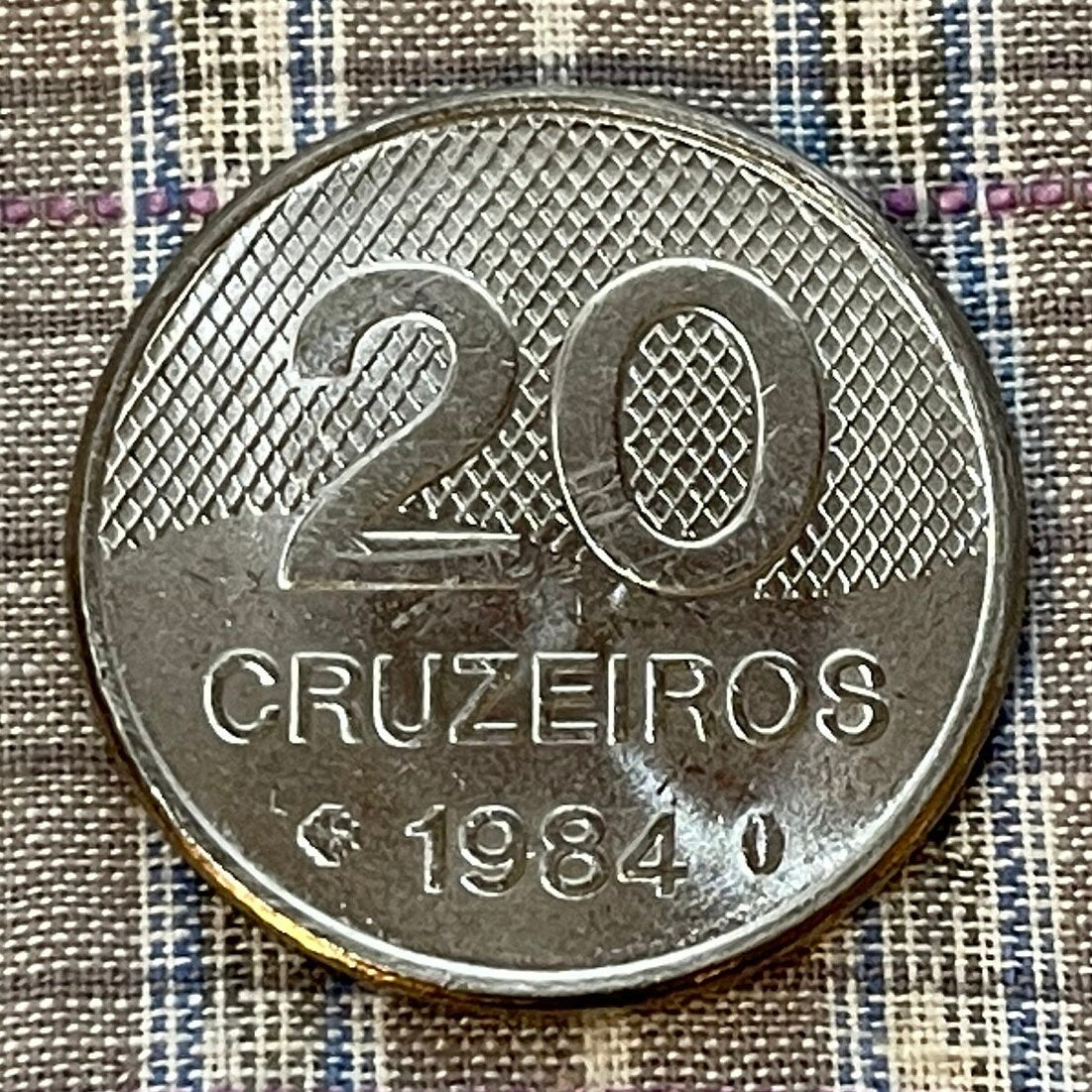 Church of Saint Francis 20 Cruzieros Brazil Authentic Coin Money for Jewelry and Craft Making (Francis of Assisi) (Aleijadinho)