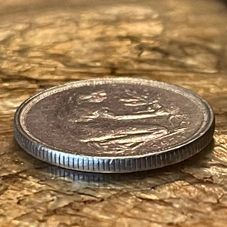 Trümmerfrau Plants Oak Seedling 50 Pfennig Germany Authentic Coin Money for Jewelry (Rubble Woman) (Post War Rebirth) Used: XFine