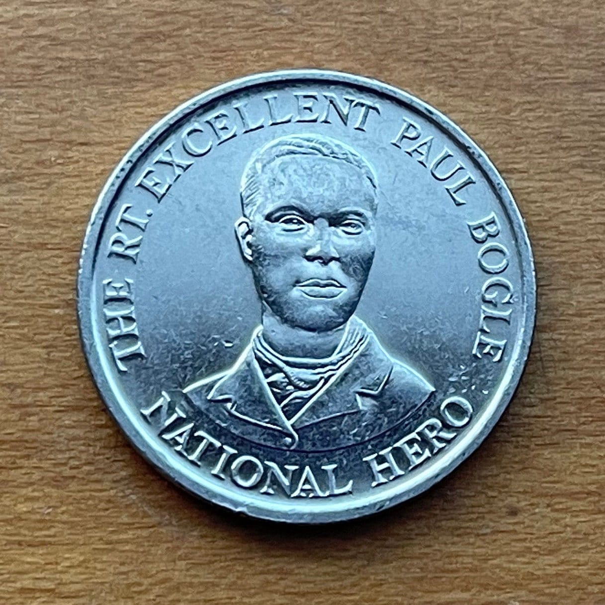 Paul Bogle 10 Cents Jamaica Authentic Coin Money for Jewelry and Craft Making (Freedom Fighter) (National Hero) (Black Power) BLM