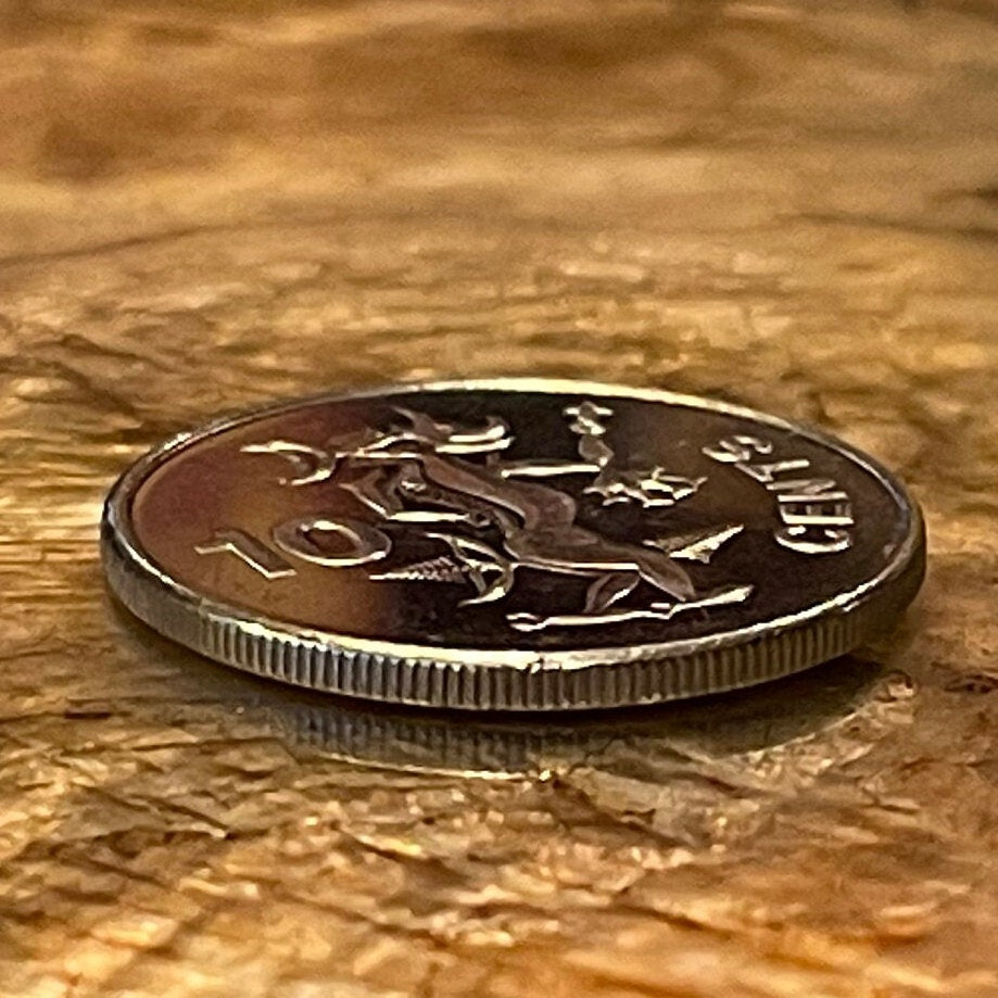 Evil Adaro Merman 10 Cents Solomon Islands Authentic Coin Money for Jewelry and Craft Making