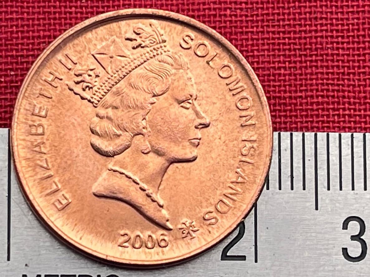 Eagle Spirit of Malaita 2 Cents Solomon Islands Authentic Coin Money for Jewelry and Craft Making