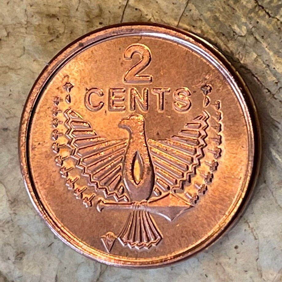 Eagle Spirit of Malaita 2 Cents Solomon Islands Authentic Coin Money for Jewelry and Craft Making