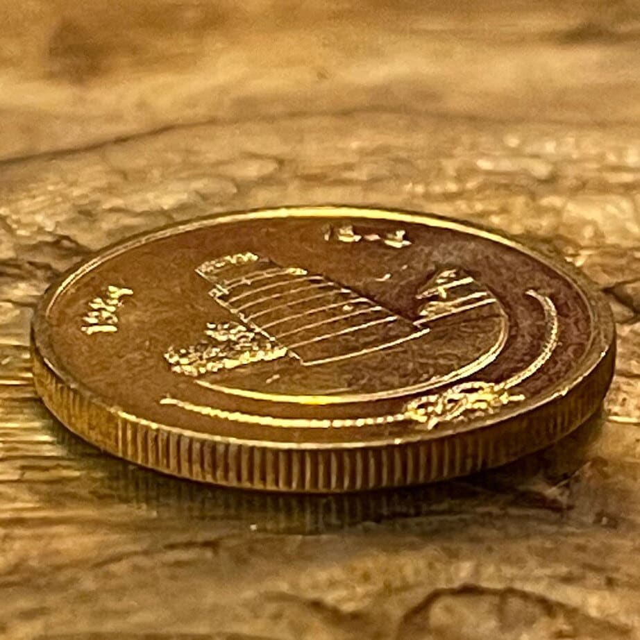 Malé Friday Mosque 25 Laari Maldives Authentic Coin Money for Jewelry and Crafts Making (Islam) (Coral)