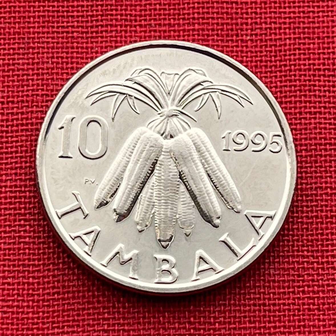 Corn Maize Sheaf 10 Tambala Malawi Authentic Coin Money for Jewelry and Craft Making