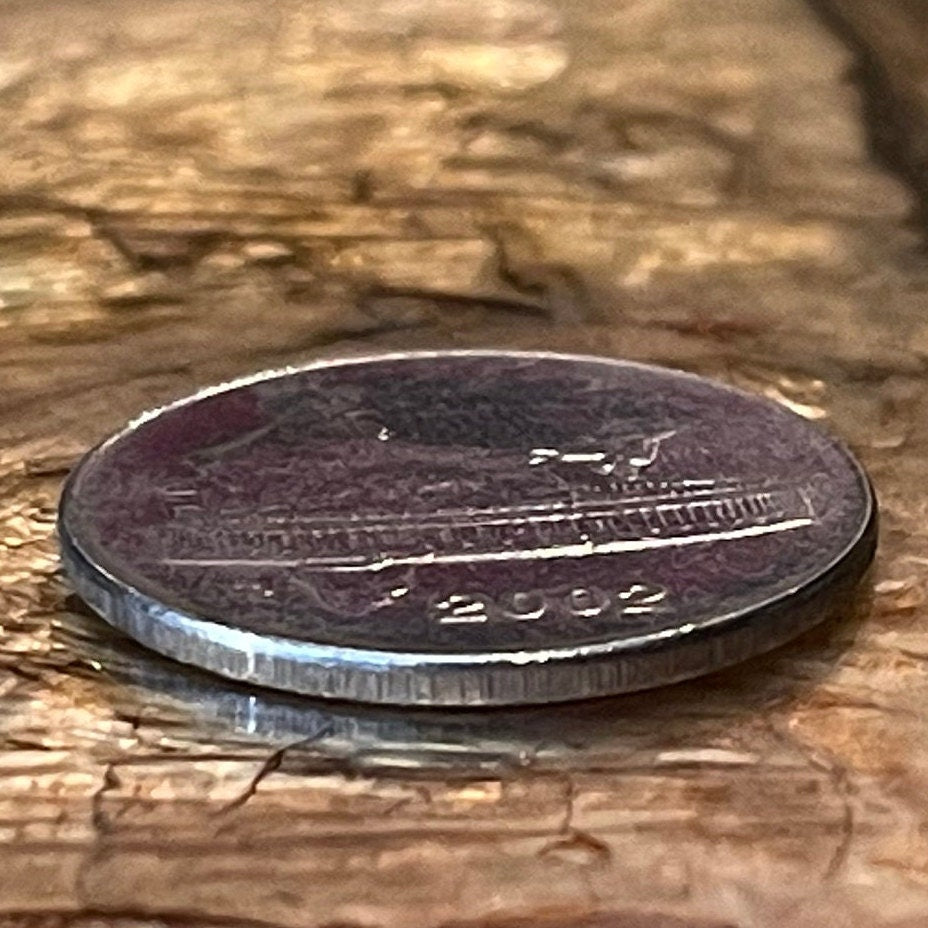 Parliament House & India Map 50 Paise Authentic Coin Money for Jewelry and Craft Making (New Delhi) (Lion Capitol of Ashoka)
