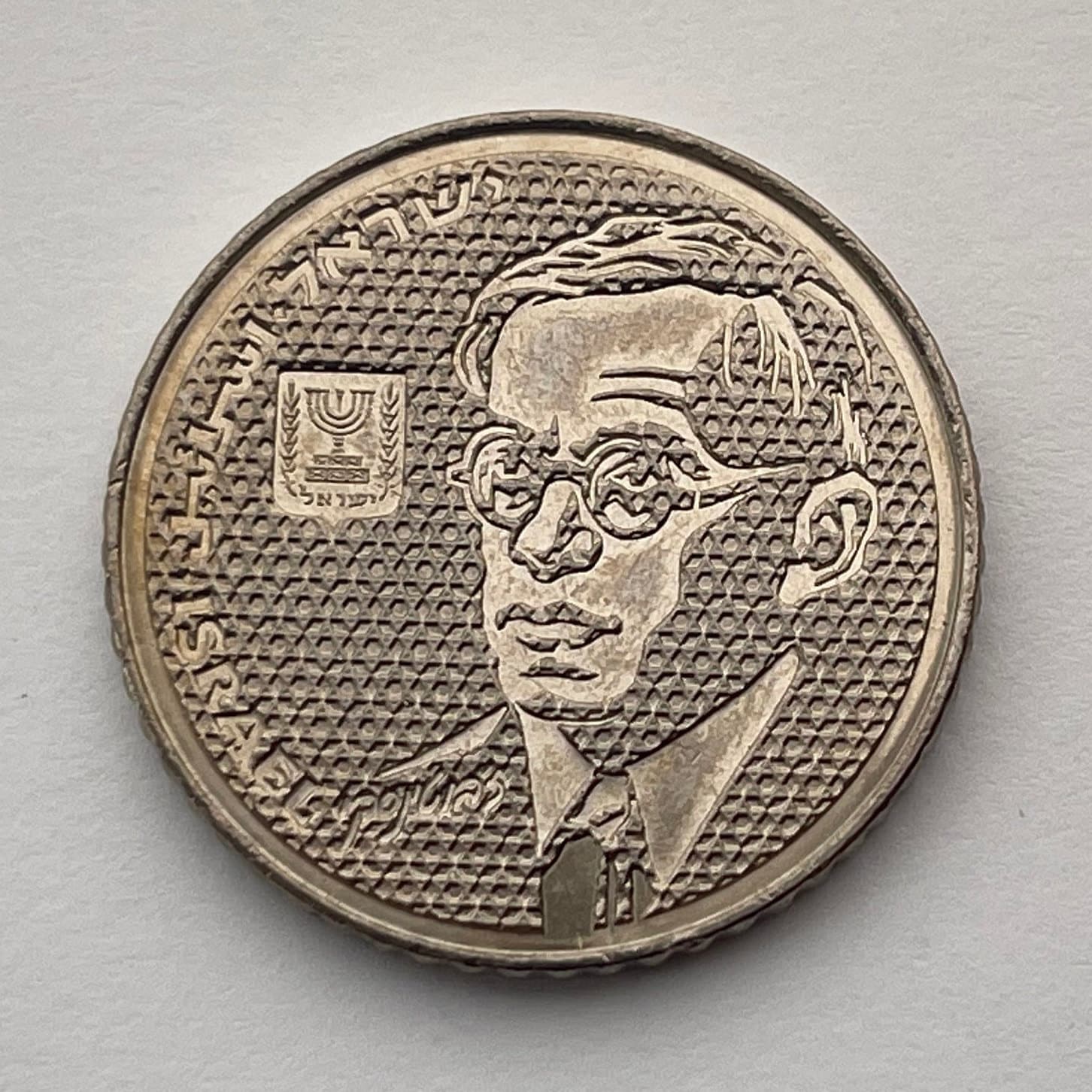 Ze'ev Jabotinsky 100 Shequalim Israel Authentic Coin Money for Jewelry and Craft Making (Zionism) (Likud) (1985)