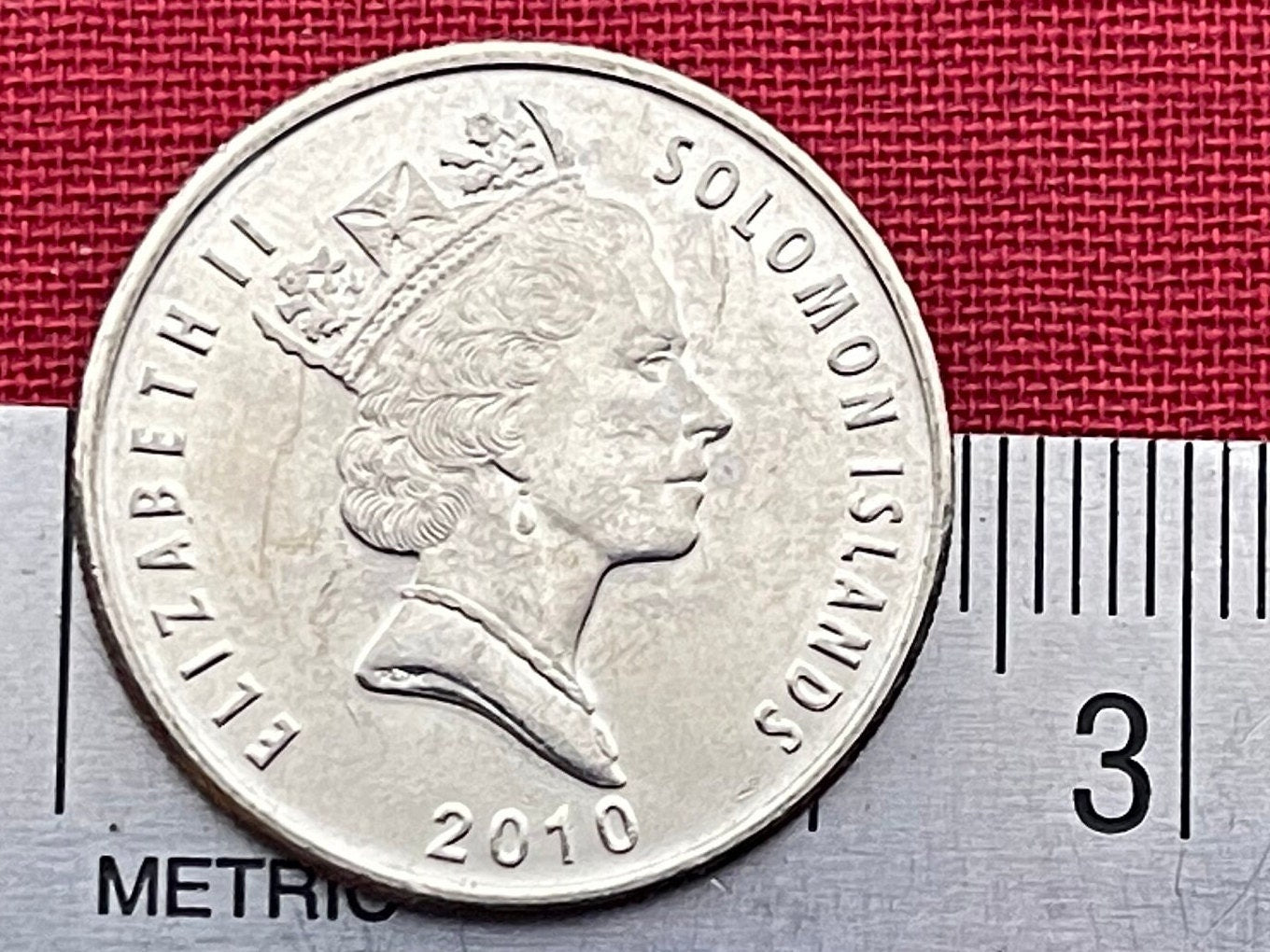 Evil Adaro Merman 10 Cents Solomon Islands Authentic Coin Money for Jewelry and Craft Making