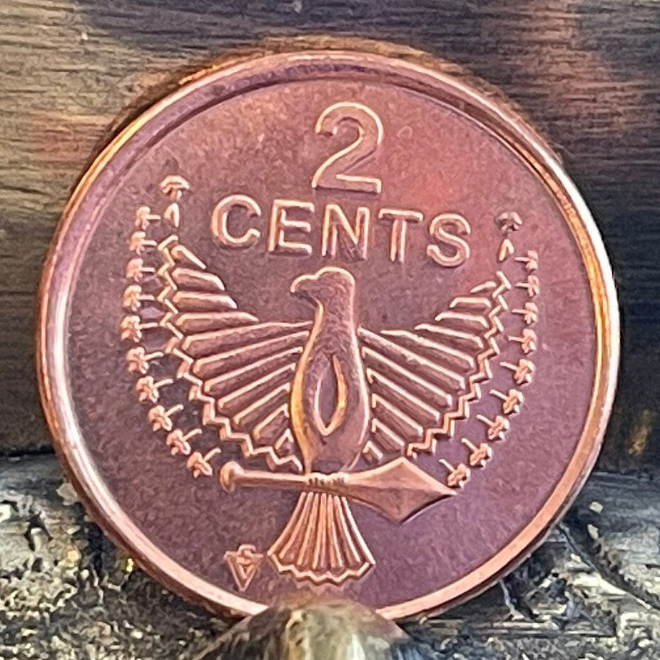 Eagle Spirit of Malaita 2 Cents Solomon Islands Authentic Coin Money for Jewelry and Craft Making