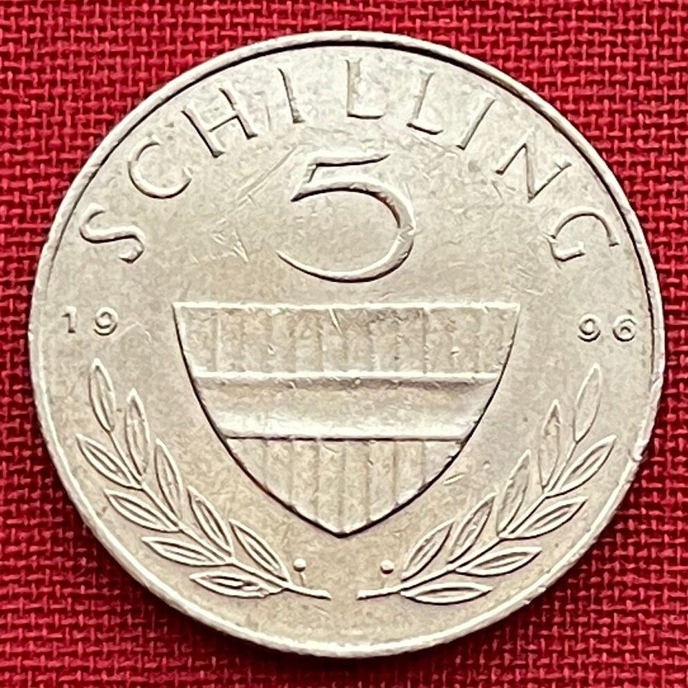 Lipizzaner Stallion 5 Schillings Austria Authentic Coin Money for Jewelry and Craft Making (Horse)