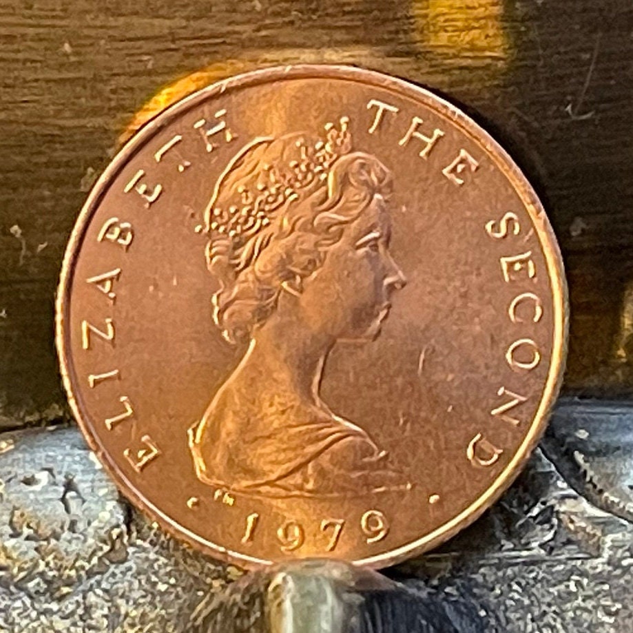 Manx 4-Horn Loaghtan Sheep 1 Penny Isle of Man Authentic Coin Money for Jewelry and Craft Making (Map of Isle of Man) (Triskele)