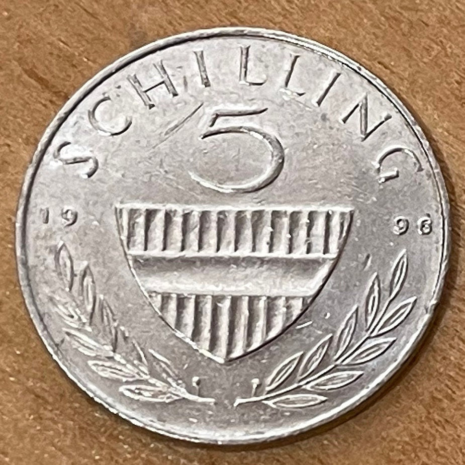 Lipizzaner Stallion 5 Schillings Austria Authentic Coin Money for Jewelry and Craft Making (Horse)