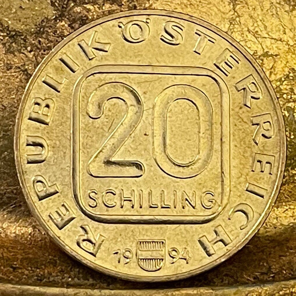 Vienna Mint (King's Ransom) 20 Schillings Austria Authentic Coin Money for Jewelry (1194) (Richard Lionheart) (Great Fortune Great Crime)