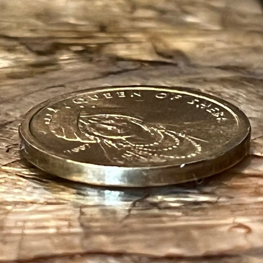 Queen of Sheba 100 Shillings Somalia Authentic Coin Money for Jewelry and Craft Making (Ethiopia) (Solomon) (Bible Coin) 2002