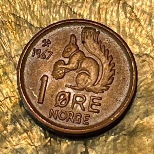 Red Squirrel 1 Ore Norway Authentic Coin Money for Jewelry and Craft Making