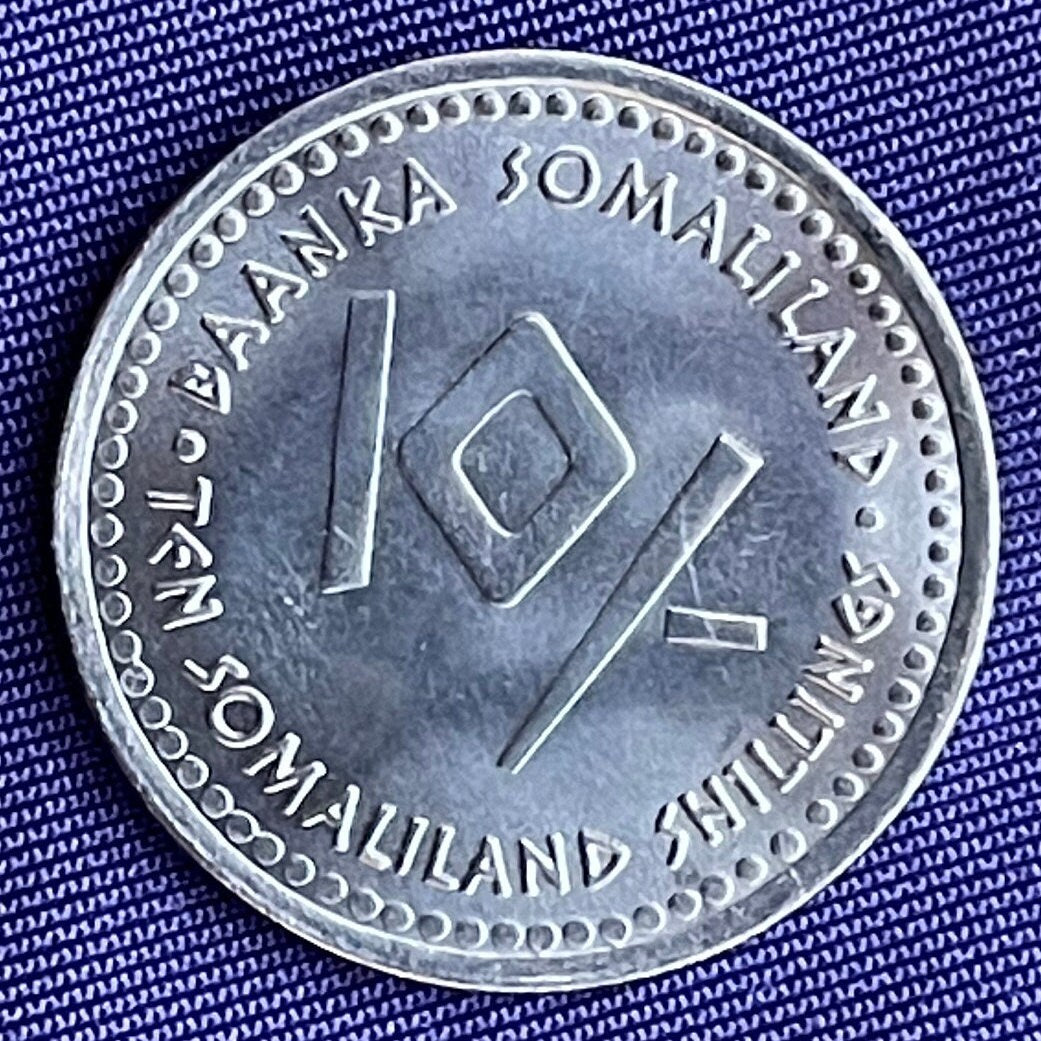 Sagittarius the Archer Centaur 10 Shillings Somaliland Authentic Coin Money for Jewelry and Craft Making (Zodiac Series) (Astrology) Chiron