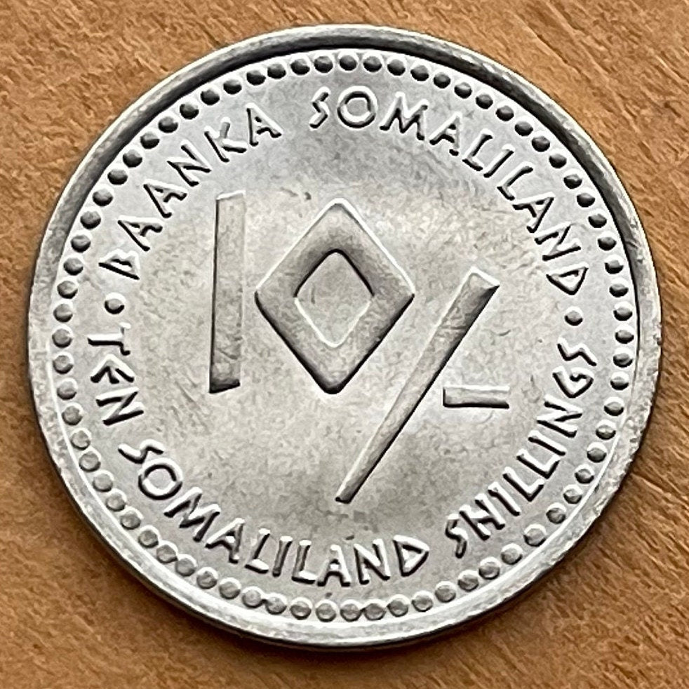 Cancer the Crab 10 Shillings Somaliland Authentic Coin Money for Jewelry and Craft Making (Zodiac Series) (Astrology)