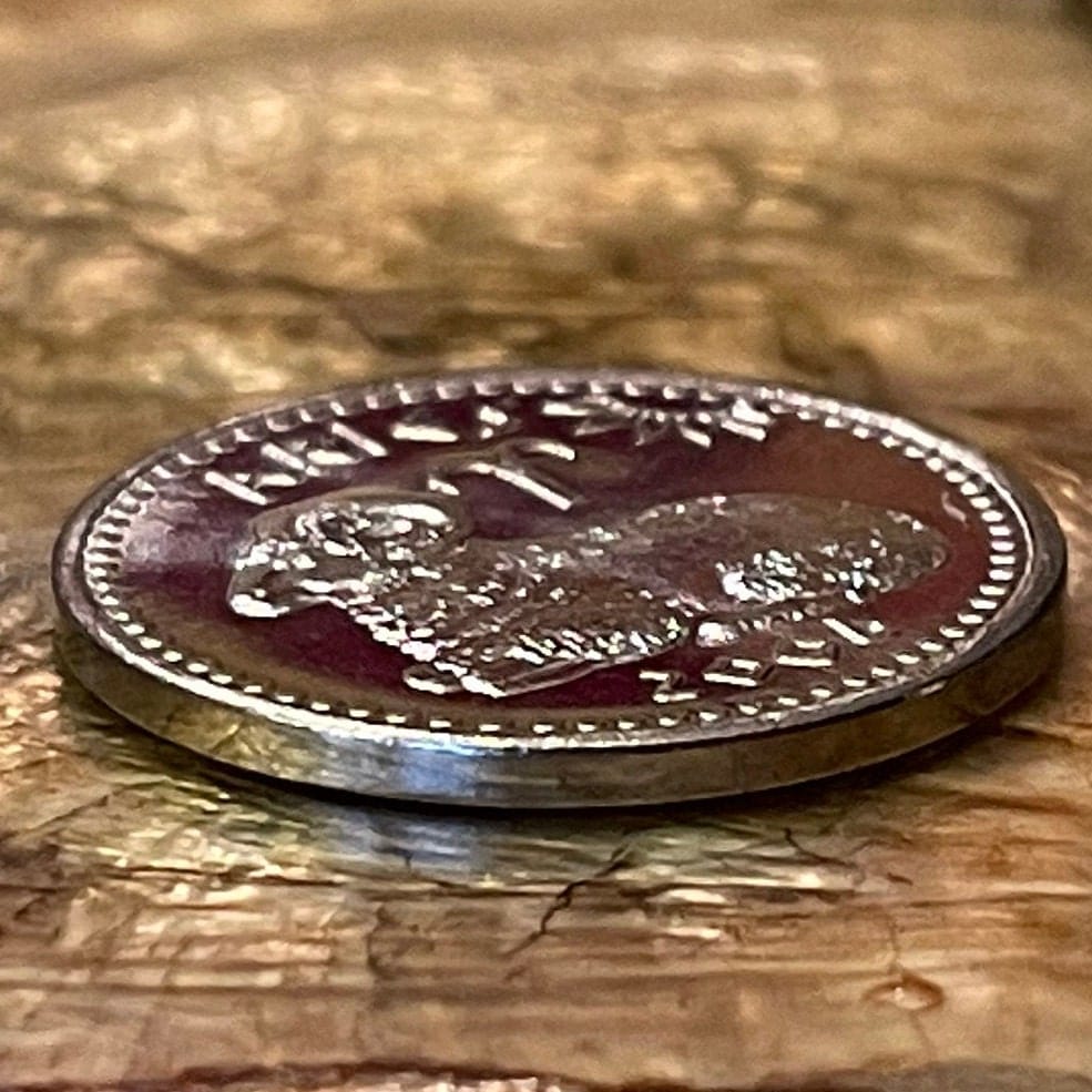 Aries the Ram 10 Shillings Somaliland Authentic Coin Money for Jewelry and Crafts (Zodiac) Jason (Medea) (Astrology) (Golden Fleece)