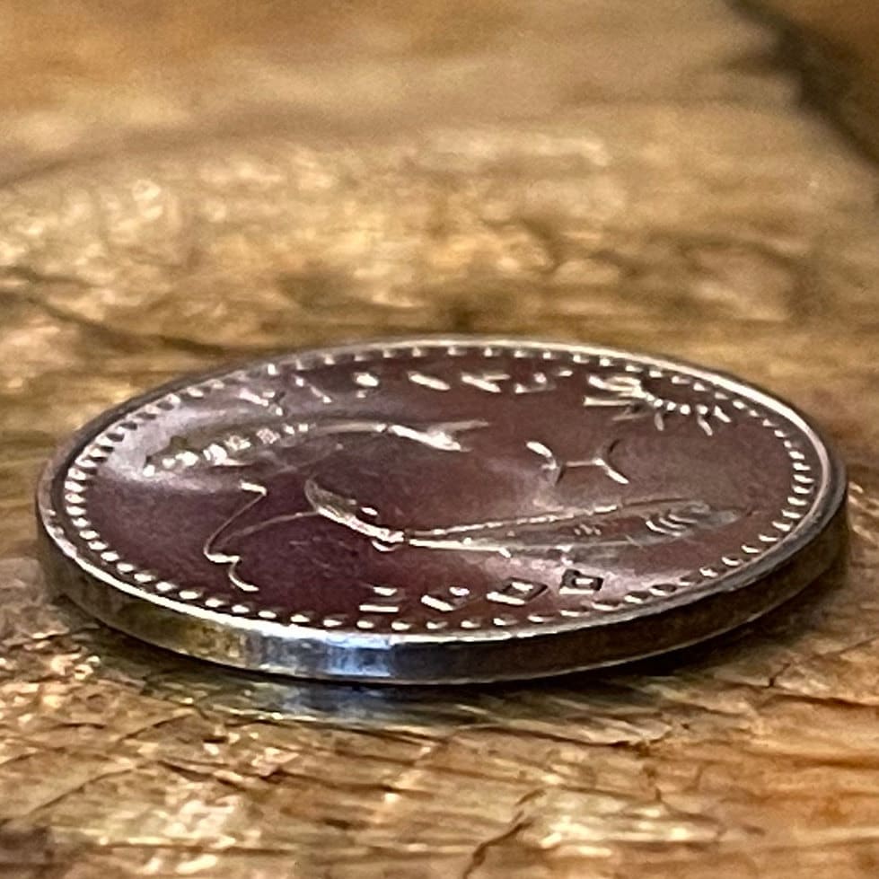 Pisces the Fish 10 Shillings Somaliland Authentic Coin Money for Jewelry and Craft Making (Zodiac Series) (Astrology) (Christian Era)