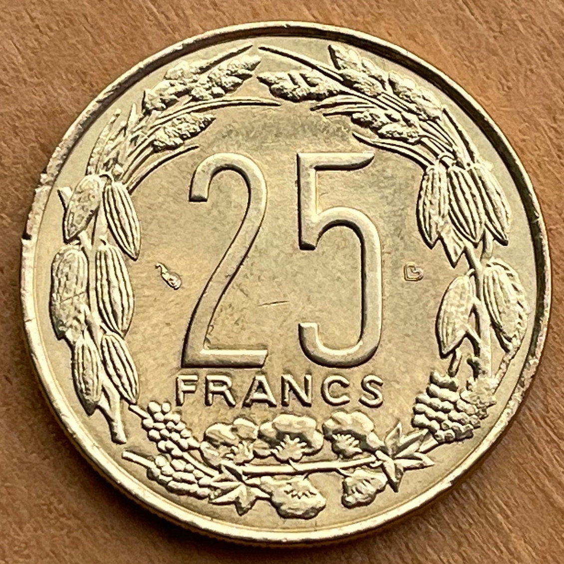 Giant Elands 25 Francs Central African States Authentic Coin Money for Jewelry and Craft Making (Lord Derby Eland) 2003