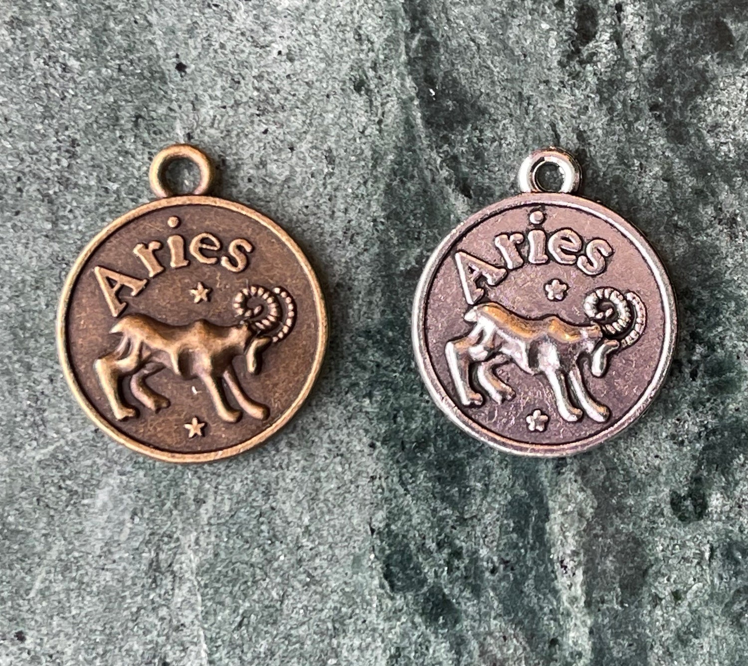 Greek Zodiac charm,Astrology,Birthday-silver,bronze;Aries Taurus Gemini Cancer Leo Virgo Libra Scorpio Sagittarius Capricorn Aquarius Pisces