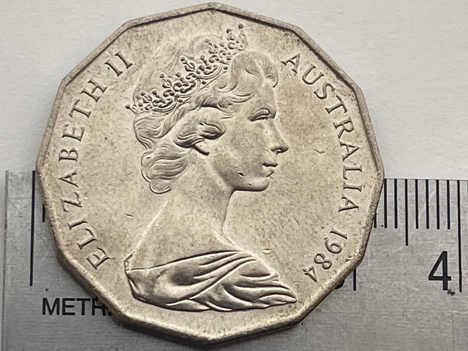 Kangaroo & Emu 50 Cents Australia Authentic Coin Money for Jewelry and Craft Making (Dodecagonal) (12-Sided)