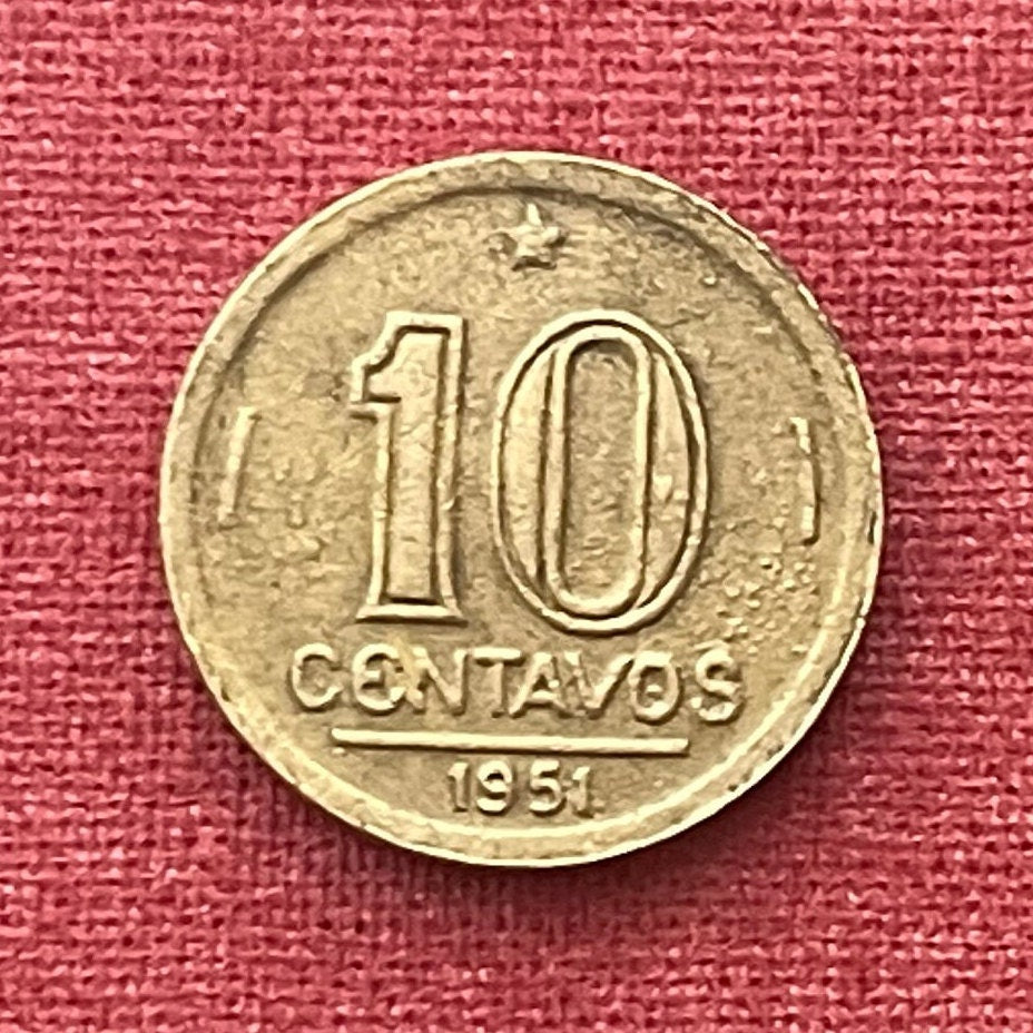 Geologist of Lithium José Bonifácio de Andrada, Patriarch of the Independence of Brazil 10 Centavos Authentic Coin Money for Jewelry