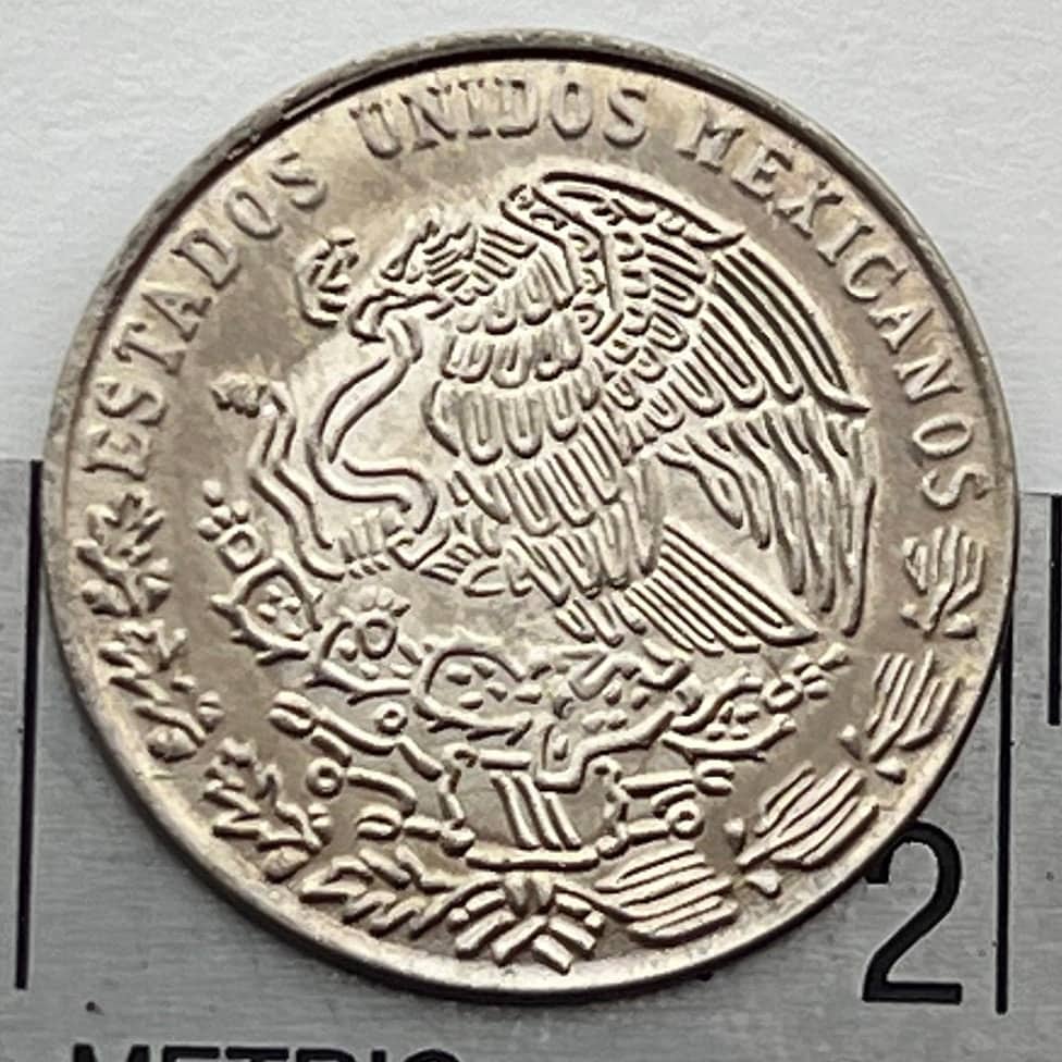 President Francisco Madero & Eagle with Snake 20 Centavos Mexico Authentic Coin Money for Jewelry and Craft Making