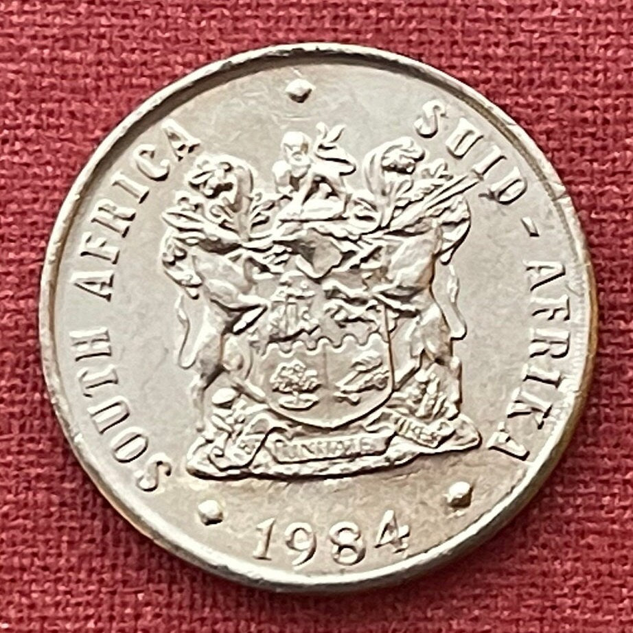 Mopane Aloe 10 Cents South Africa Authentic Coin Money for Jewelry and Craft Making (Power Through Unity) (Lotion)