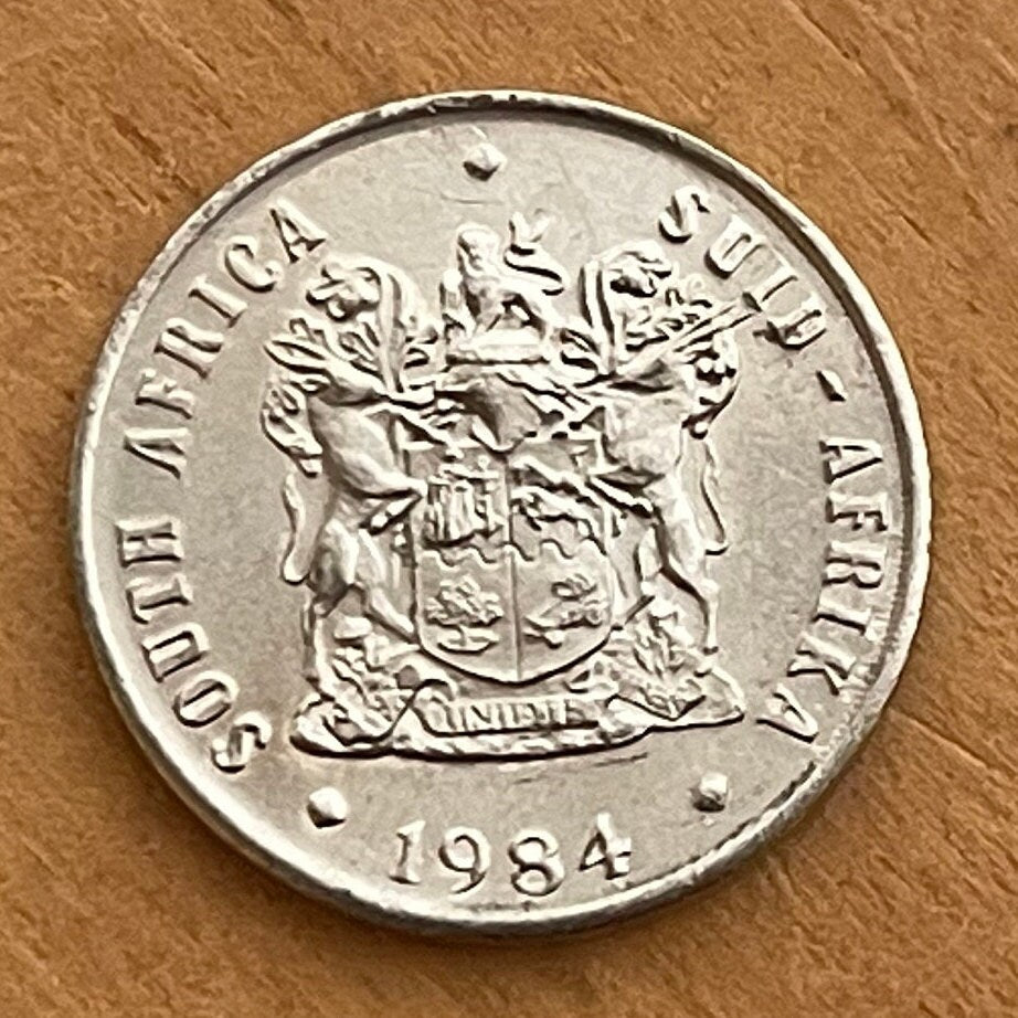 Mopane Aloe 10 Cents South Africa Authentic Coin Money for Jewelry and Craft Making (Power Through Unity) (Lotion)