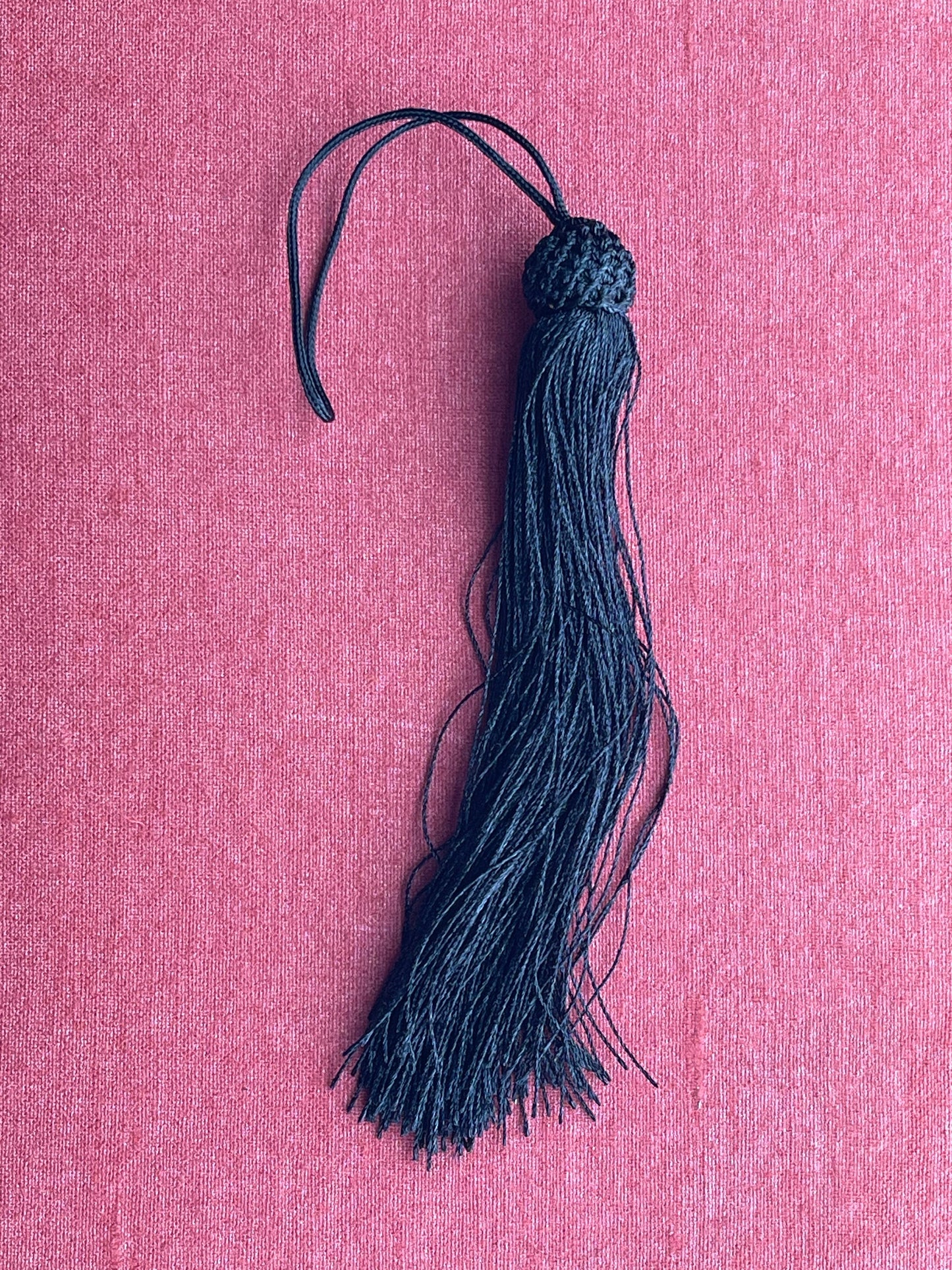 Long Silk Tassels - Red, Black-accessory, jewelry