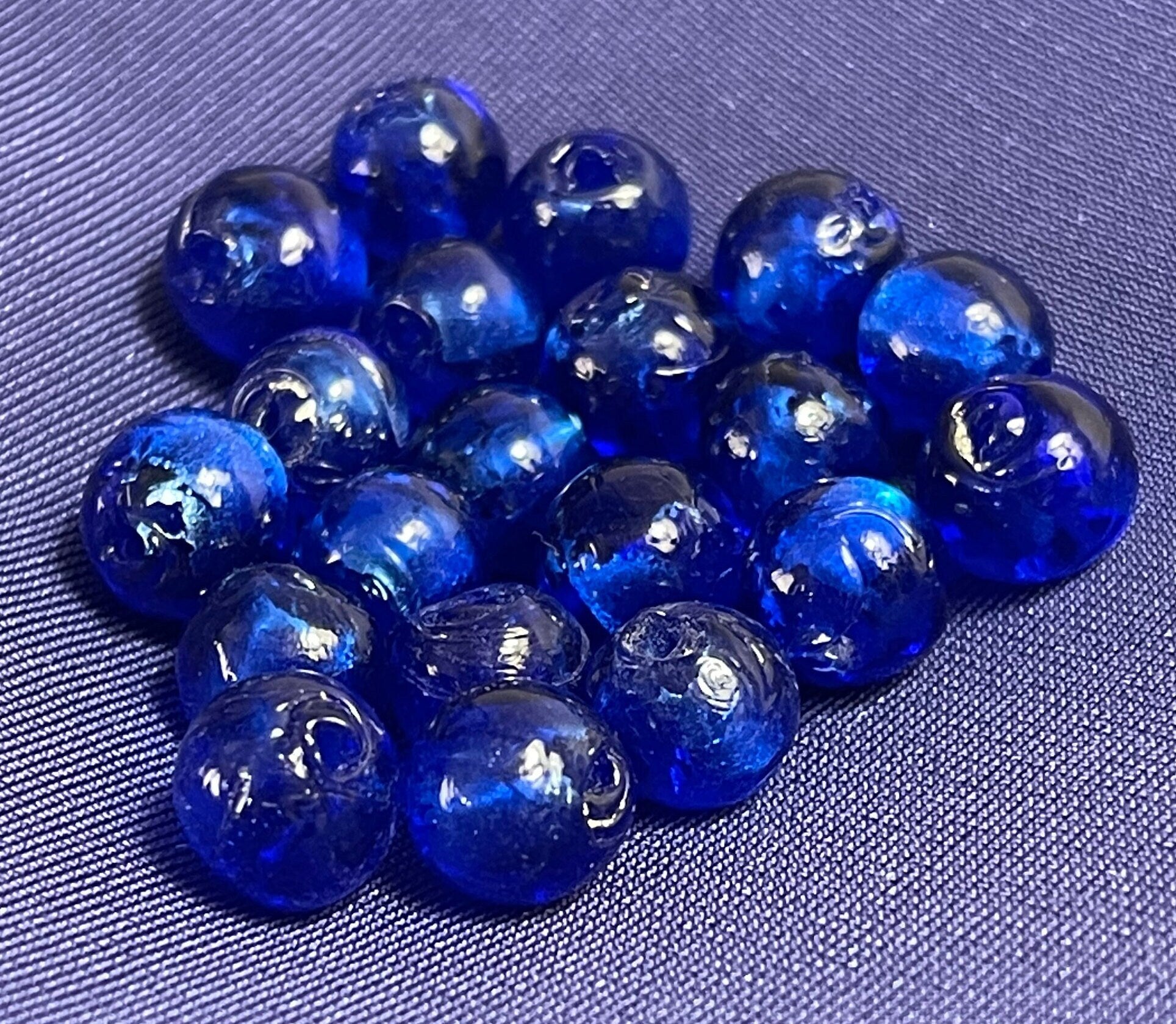 Silver Foil Glass Beads, Chakra Set-purple, indigo, blue, green, yellow, honey, red-crown,third eye,throat,heart,solar plexus, sacral,root