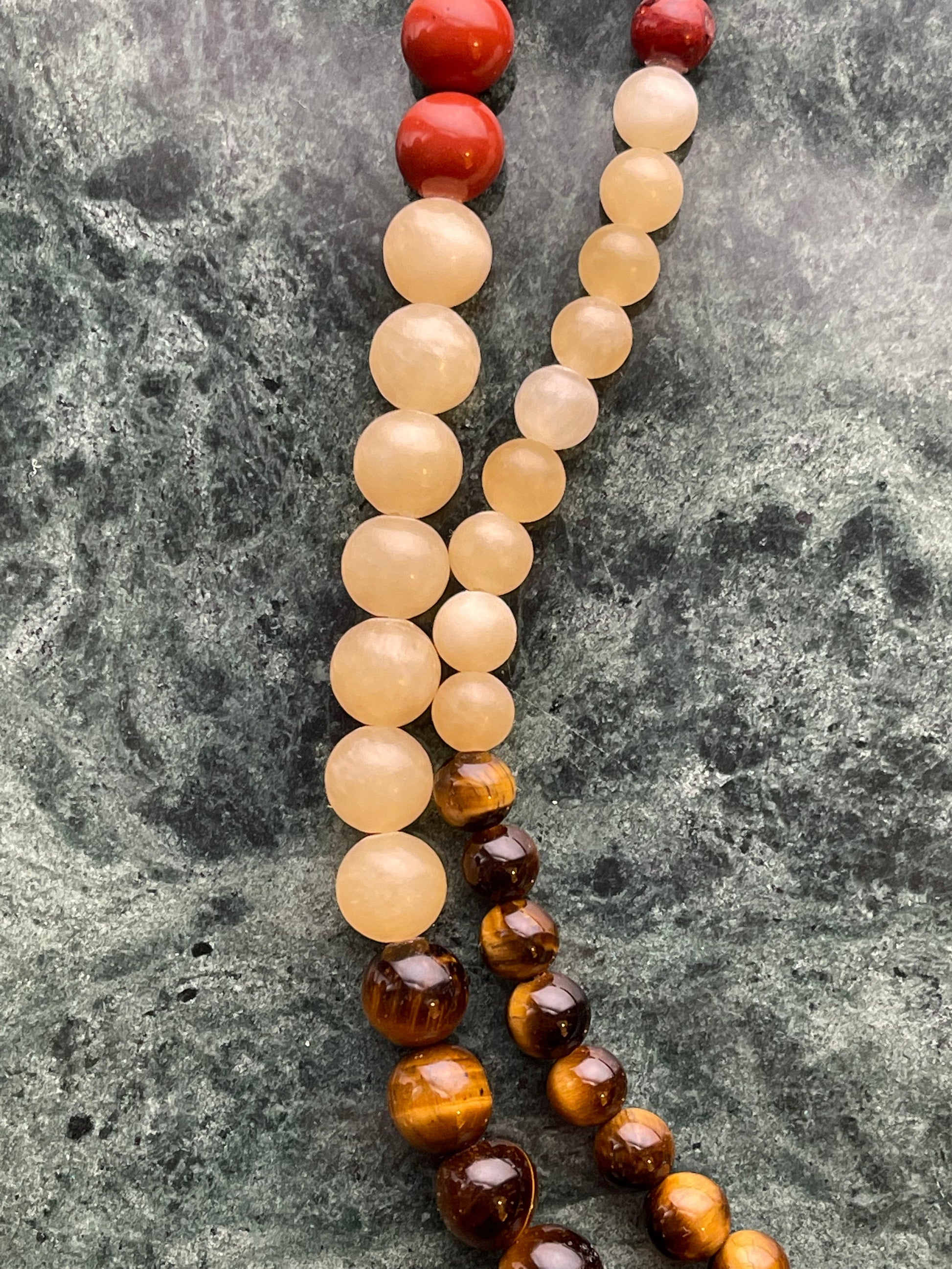 Chakra Bead Sets, Strands; Mala Beads-amethyst,lapis lazuli,sodalite,aventurine,tiger eye,red jasper,carnelian,african turquoise,jade,agate
