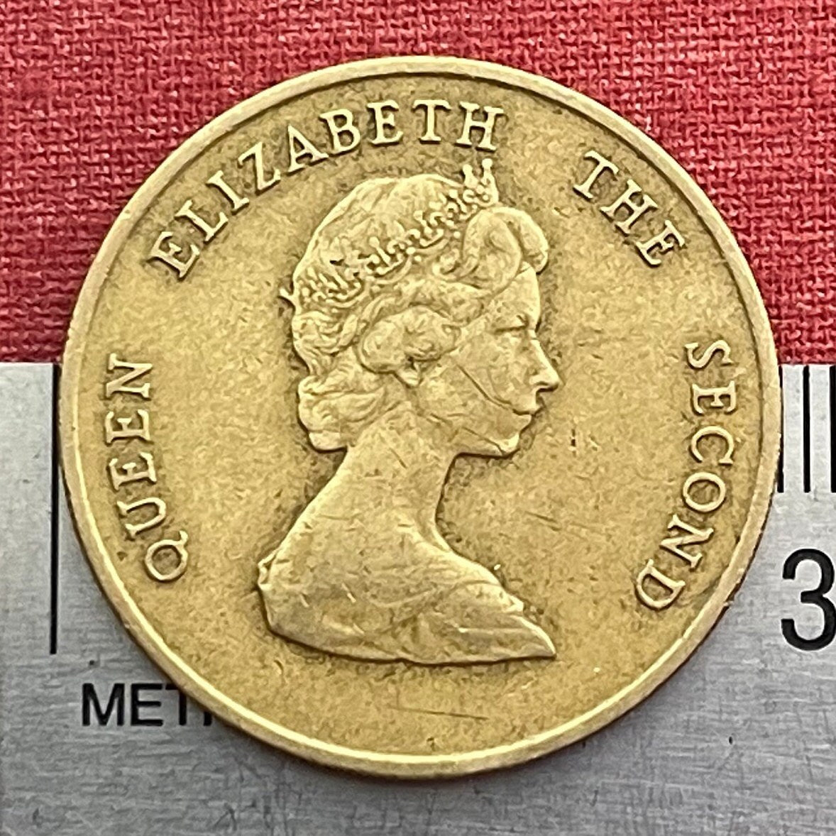 Golden Hind Galleon of Sir Francis Drake 1 Dollar East Caribbean States Authentic Coin Money for Jewelry and Crafts (CONDITION: VERY FINE)