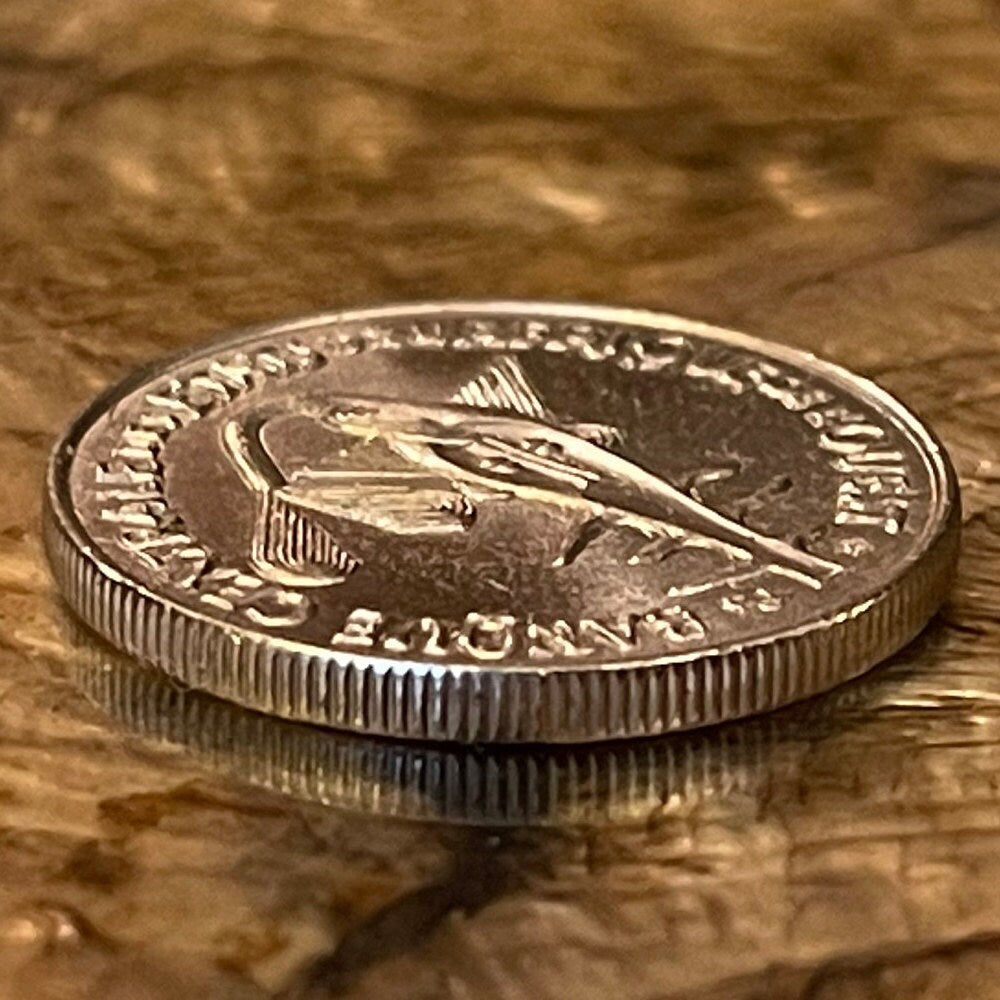 Cocoa Beans, Peanuts & Akan Sawfish Goldweight 50 CFA Francs West African States Authentic Coin Money for Jewelry (Cacao) (Ashanti)